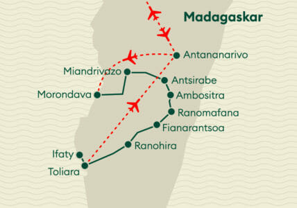 Karte Madagaskar 2024